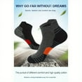 thumbnail image 6 of 4 Pairs of Soft & Breathable Cotton Blend Short Socks for Men - Comfortable Low-Cut Ankle Socks for Summer Casual Sports , Hand Washable, Solid Color, Knit Fabric, 6 of 9