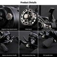 thumbnail image 2 of RANMEI 1Pc Ice Fishing Reel 3.2:1 Gear Ratio 3+1 Bearing Inline Ice Fishing Reel With Magnetic Drop System Winter Fishing Deep Water, 2 of 9