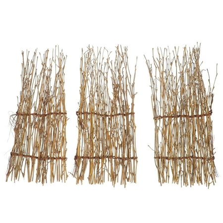 

3pcs Sushi Decor Bamboo Fence Sashimi Background Bamboo Ice Tray Sashimi Decor