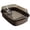 Camel Extra large, variant on lanema Extra Large Cats Litter Box High Wall Prevent Litter Container For Home
