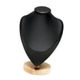 thumbnail image 2 of Soporte de exhibición de collar Zulema busto de exhibición de collar Negro M, 2 of 7
