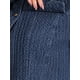 thumbnail image 5 of Chaqueta de mezclilla para mujer INSPIRE CHIC, con botones, de manga larga, textura lavada, casual, color azul de mezclilla S, 5 of 6