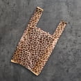 thumbnail image 3 of SSWBasics Small Leopard Print Plastic T-Shirt Bags - 8" x 5" x 16" - Case of 1000 -, 3 of 5