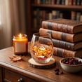 thumbnail image 6 of Leeye Thanksgiving Stemless Wine Glass - Fall Squirrel & Pumpkin Design, 2D Printed, for Home & Holiday (Style B), 6 of 6
