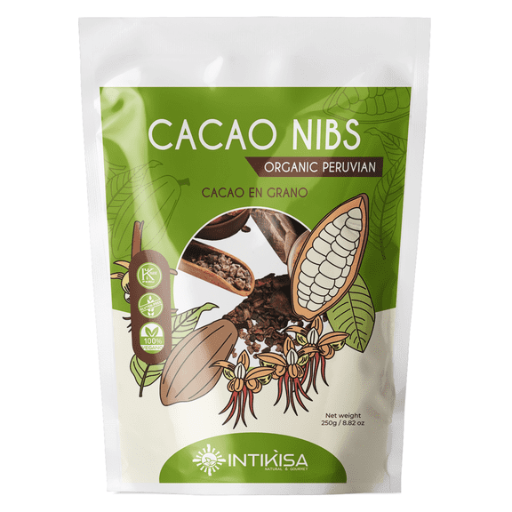 Cacao Nibs Organic Peruvian 250g - INTIKISA