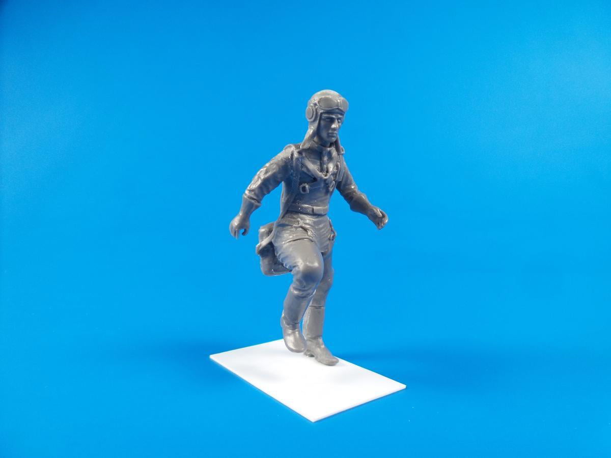 1/32 Woman Pilots Set Figure Statue Unpainted Resin Model Kits Unassembled 