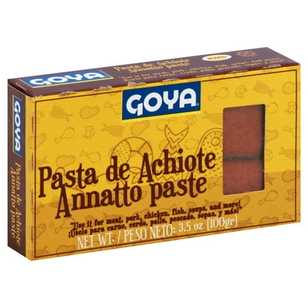 Pack Of 2 Goya Pasta de Achiote Annatto Paste, 3.5 oz (Package May Vary)