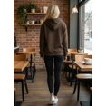 thumbnail image 3 of Sudadera Hoodie Casual para Dama con Estilo Moderno y Cómod, 3 of 5