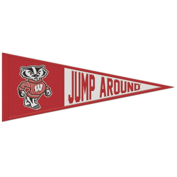 WinCraft Wisconsin Badgers 13" x 32" Slogan Pennant