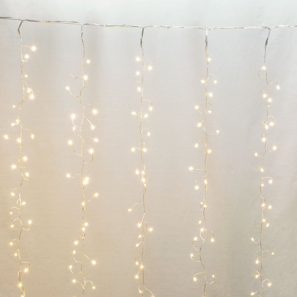 Party Ornaments Wedding Decor Fairy Curtain Lights 960 LEDs 55 Ft