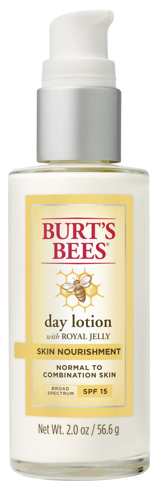 Seminarie Ga terug Achtervolging Burt's Bees Skin Nourishment Day Lotion, SPF 15 for Normal to Combo Skin, 2  Ounces - Walmart.com