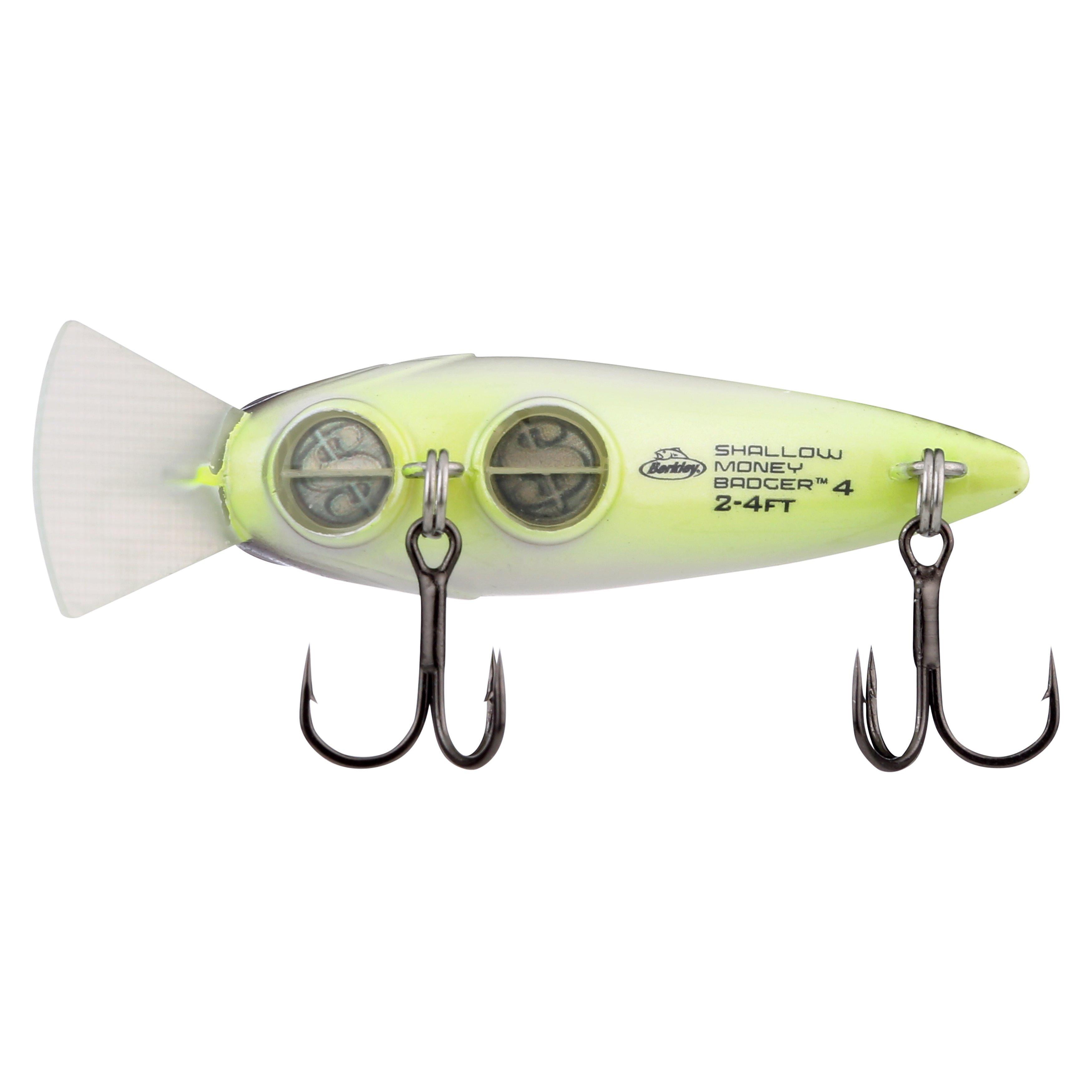 Berkley Shallow Money Badger Fishing Crankbait, 2.1 in, Hybrid Baitfish-Crayfish