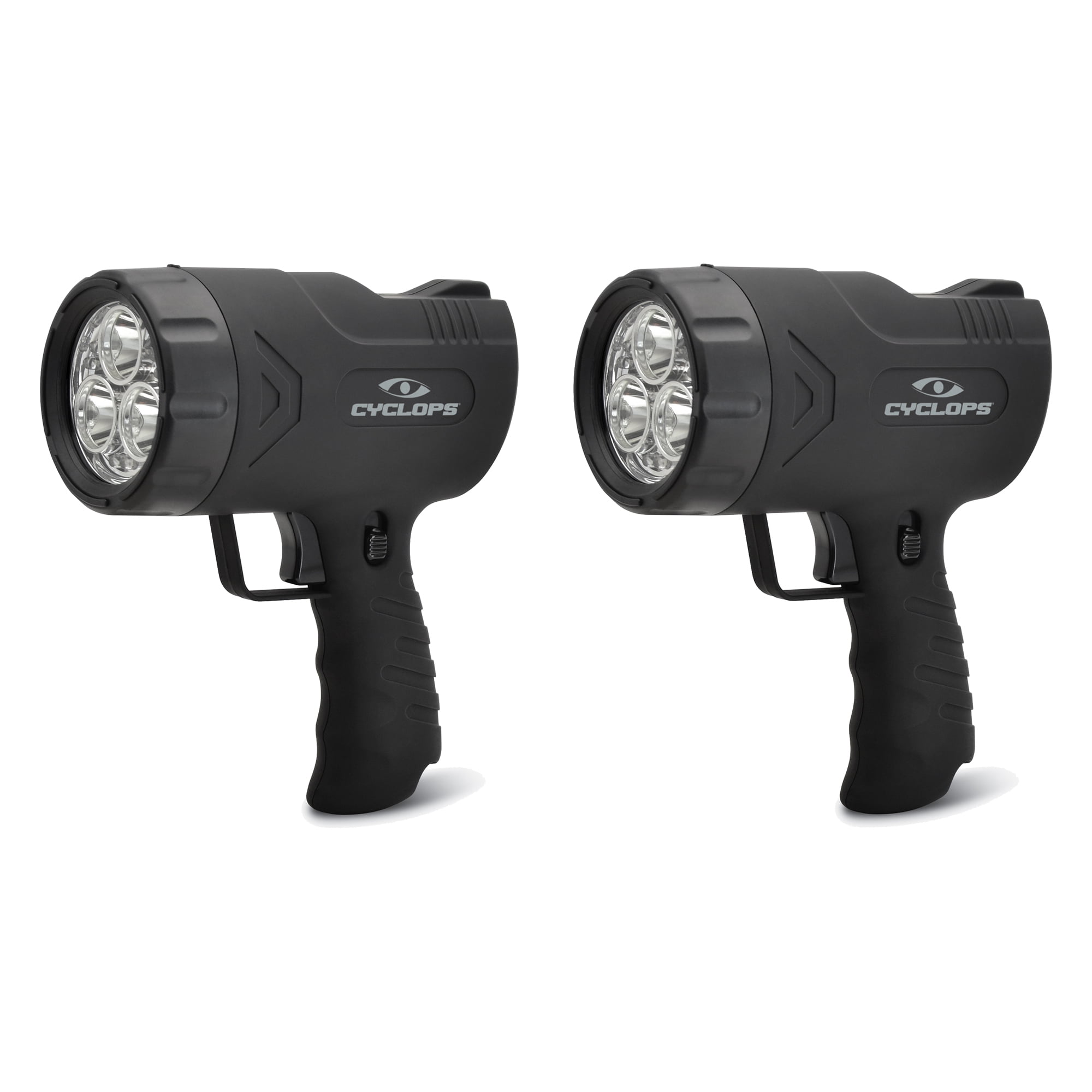 Cyclops Sirius 500 Lumen LED Light Long Range Handheld Spotlight, Pack 