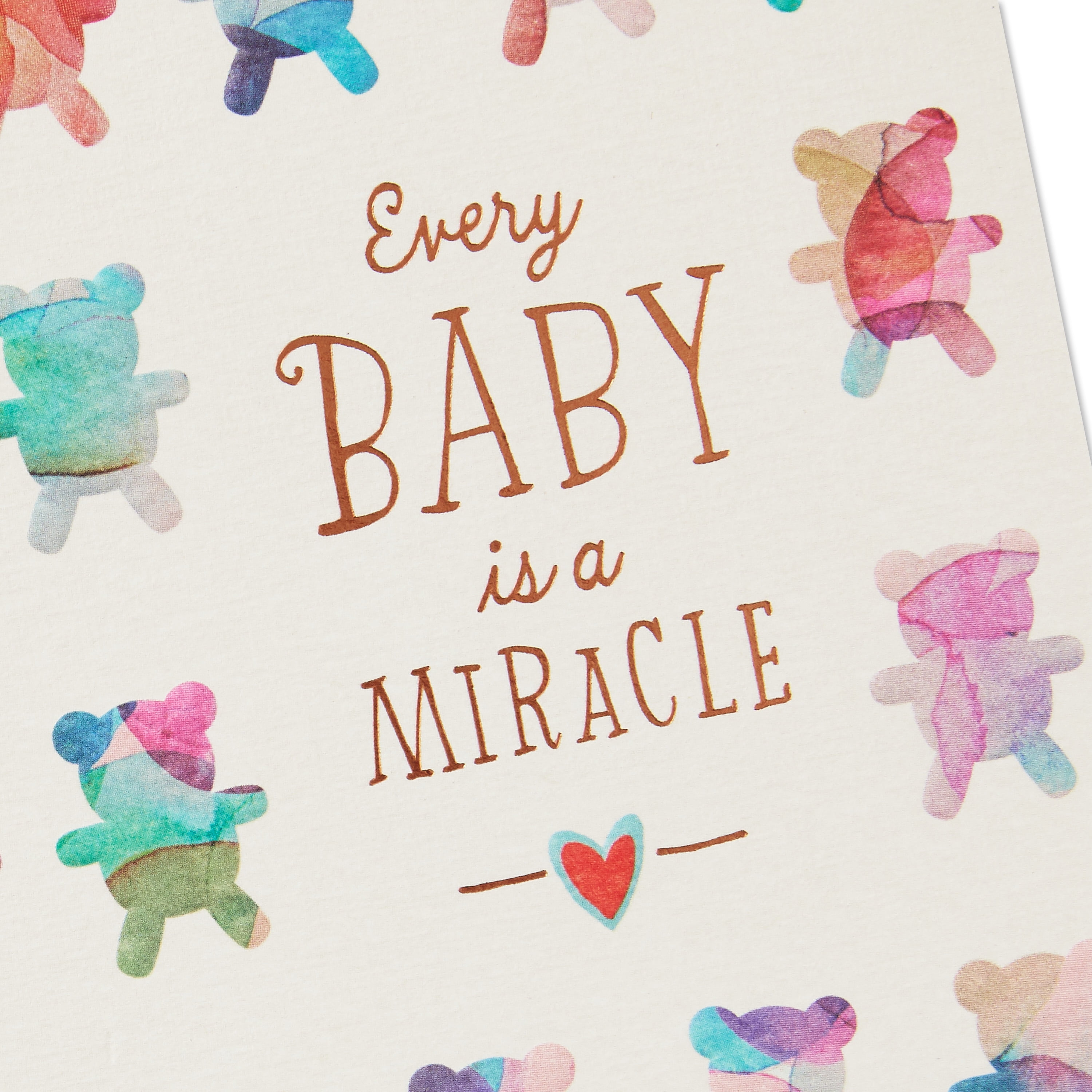 Hallmark New Baby Greeting Card (Enjoy Each Precious Moment)