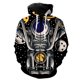 thumbnail image 3 of Sudadera con capucha y cremallera con estampado 3D de dibujos animados retro de astronauta para hombre, camisetas casuales Harajuku, chaquetas con capucha, ropa de calle genial, sudaderas de manga lar, 3 of 5