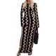 thumbnail image 5 of Vestido largo ajustado para mujer vestido de punto a rayas onduladas a la moda vestido de fiesta elegante tipo suéter, 5 of 6