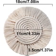 thumbnail image 5 of nipocaio Coasters 6Pcs Cotton Coaster, Bohemian Coasters Round Drinks Coasters, 5 of 5
