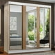thumbnail image 2 of Ropero Closet Madesa Reno 3 Puertas Corredizas y Espejos MB Rustic Wood, 2 of 5