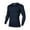 Navy, variant on Tall Long Sleeve Shirts for Men Men's Casual Basketball Tops Gym Running T Shirts Long Sleeve Compression Streetwear