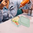 thumbnail image 2 of Shisuyan 4pcs Sandwich Container Bread Storage Box Sandwich Case with Lid Toast Box, 2 of 9