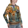 thumbnail image 6 of Sikiie Charming Daisy Bouquet Art Women's Casual Hoodies Long Sleeve Lightweight Pullover Tops Loose Sweatshirt-Medium, 6 of 7