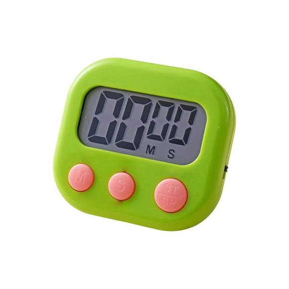 Digital Kitchen Timer with Large LCD Display Loud Alarm and Stand Count Up and Countdown for Homework Classroom Games Exercise Kids Back Support and Easy Timers 2