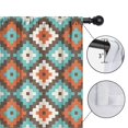 thumbnail image 4 of Blackout Kids Curtains,Multicolor Ethnic Geometric Pattern Childrens Insulated Curtains Set Of 2,Bedroom Essentials,Toddler Room Decor 52x84in(132x213cm), 4 of 5