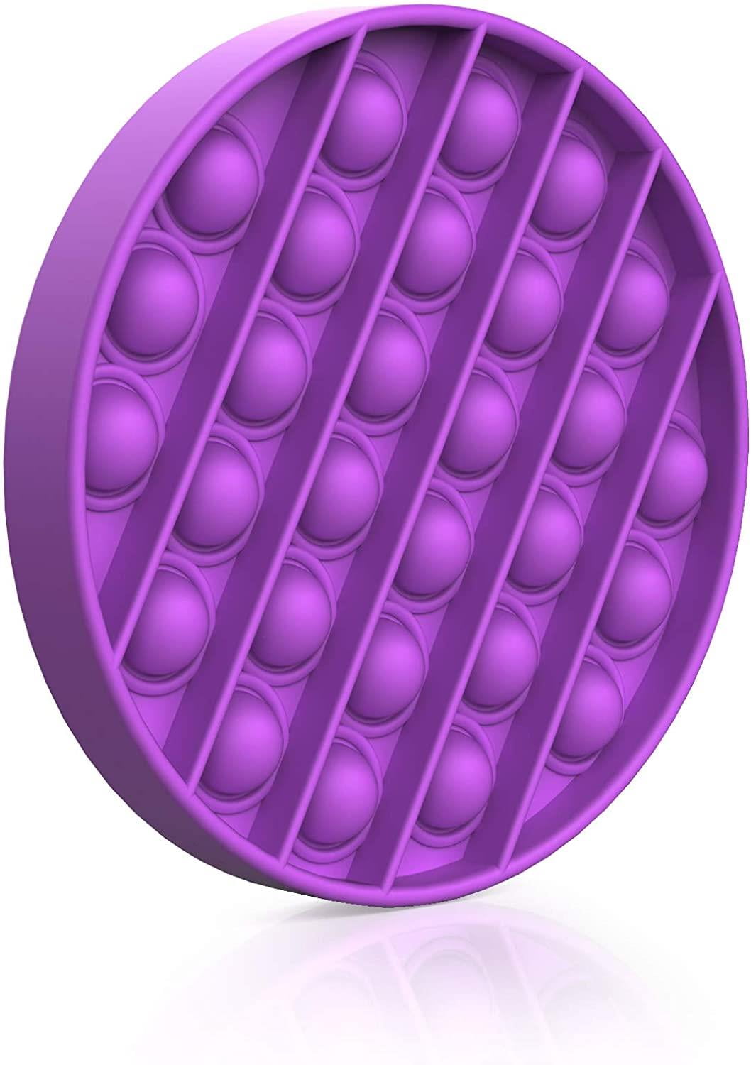 Purple Round Shape Push Pop Bubble 