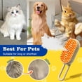 thumbnail image 2 of Xekoro Cat Steam Brush for Shedding with Foldable Handle 4 in 1 Rechargeable Steam Brush for Cats and Dogs,Haired Pets Defur Comb for Cats Pet Spray Grooming Tool for Hair Removal & Massage, 2 of 7