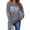 Gray, variant on Women's Sweatshirt Varsity Letter Merry Graphic Long Sleeve Pullover Top