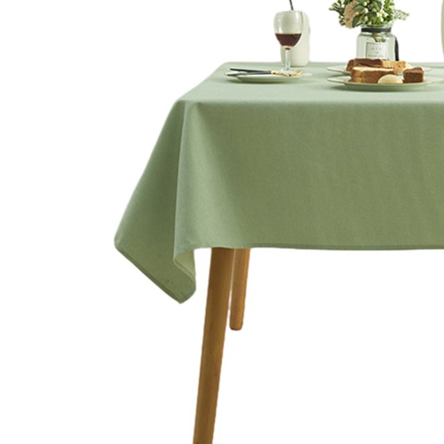 Mantel cuadrado Mantel de poliéster lavable antiarrugas, mesa de mantel de tela decorativa