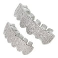 thumbnail image 1 of Khall Reusable Gold Plated Hip Hop Teeth Set Decoration For Halloween Party, 1 of 8