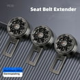 thumbnail image 6 of For Mercedes Benz GLE Aluminum Alloy Car Seat Belt Extender Rotating wheel hub design Seatbelt Lock Buckle Clip Plug Accessories, 6 of 10