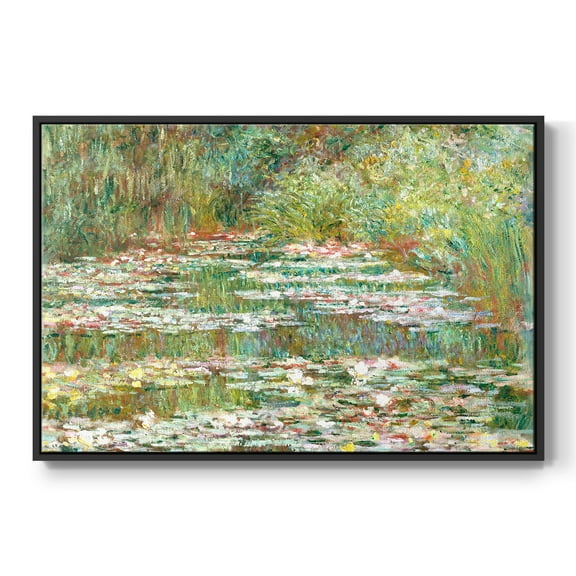 Vintage Landscape-CCXLI By Wexford Home Framed in Black Wood Gallery Wrapped Canvas 17 in. x 25 in.