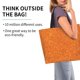 thumbnail image 2 of Disketp Orange Glitter Bolsa Tote Estampada para Mujer, Bolso de Hombro y de Mano para Compras y Viajes, 2 of 8