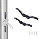thumbnail image 2 of Paquete de 2 abrazaderas de cuerda de nailon negro de 4" de grado marino, 2 of 4