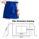 thumbnail image 2 of Ficarrico Delantal impermeable ropa de trabajo para cocina y cafetería, 2 of 5