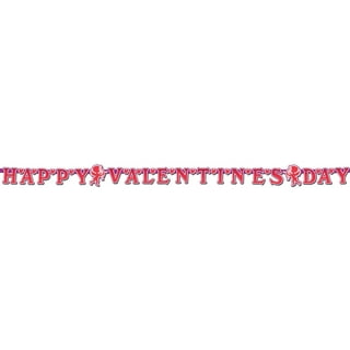 Beistle 30 x 5' Happy Valentines Day Door Cover 3/Pack 70010 