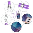 thumbnail image 5 of Mantto for iPhone 11 Case, with Lanyard Adjustable Strap, Marble Pattern Soft TPU Bumper Hard PC Back Shockproof Protective Glossy Stylish Durable Phone Case for Women Girls,Purple, 5 of 7