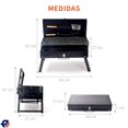 thumbnail image 3 of Asador Plegable Parrilla De Carbón Portátil con Espátula y Tenedor Picool, 3 of 9