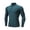 Green, variant on JUUYY Men's Half-Zip Mock Neck Athletic Shirt Stretch Raglan Long Sleeve Tight Muscle Running Fitness Workout Gym Training Tops Dark Gray M