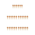 thumbnail image 1 of VONKY Auto Drip Irrigation System with Slow Release Switch Control Valves Self Water Waterer Tools Adjustable Garden Sprinkler Blue 1pc Orange 6pcs 5Set, 1 of 6