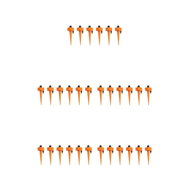 VONKY Auto Drip Irrigation System with Slow Release Switch Control Valves Self Water Waterer Tools Adjustable Garden Sprinkler Blue 1pc Orange 6pcs 5Set