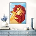 thumbnail image 2 of The Lion King Diamond Painting Kits for Adults,Farmhouse 5D Diamond Art Kits for Beginner, DIY Full Drill Diamond Dots Gem Art and Crafts Home Wall Decor 12"x16", 2 of 5