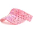 thumbnail image 1 of SURJDE Bling Strass Sport Pare-Soleil Chapeaux Réglables Pare-Soleil d'Été pour Femmes Filles, 1 of 6