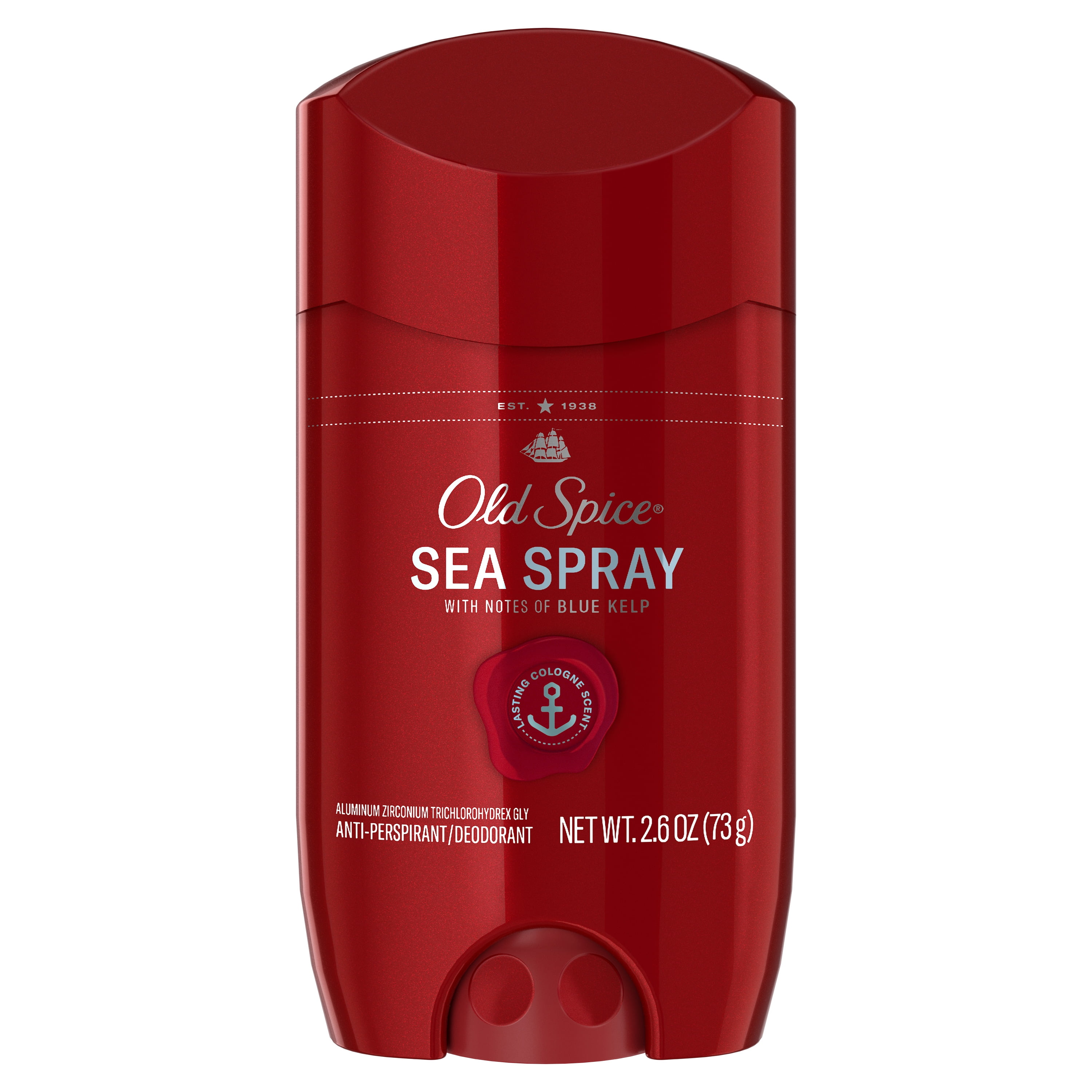 Old Spice Sea Spray with Blue Kelp AntiPerspirant and Deodorant, 2.6