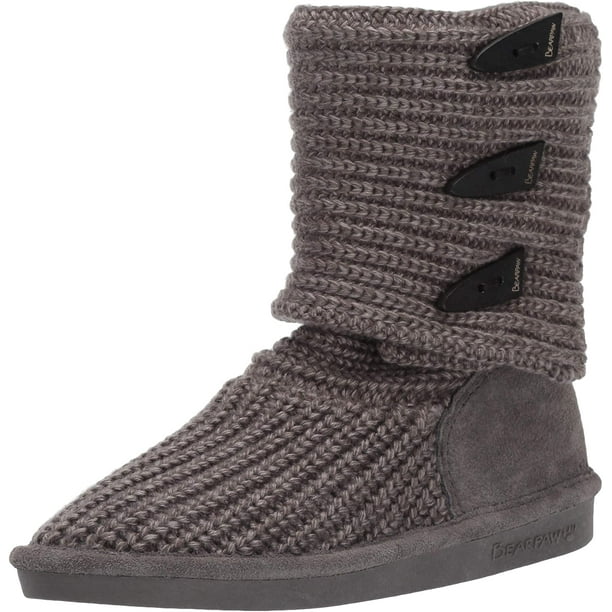 BEARPAW Womens Knit Tall Winter Boot Walmart