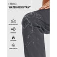 thumbnail image 4 of NORTHYARD Men's and Big Men's Cargo Pants Hiking Camping Lightweight Quick Dry Waterproof Outdoor Work Pant with Multipockets Darkgrey 3XL, 4 of 8