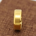 thumbnail image 3 of Anillo Unisex Qarigey de Acero inoxidable para fiesta de boda joyería nupcial 8mm, 3 of 6