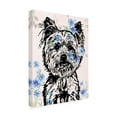 thumbnail image 4 of Canvas Wall Art - Dean Russo 'Straight On Yorkie' Wall Art for Living Room, Bedroom, or Office Décor by Trademark Fine Art - 35 x 47 Inches, 4 of 4